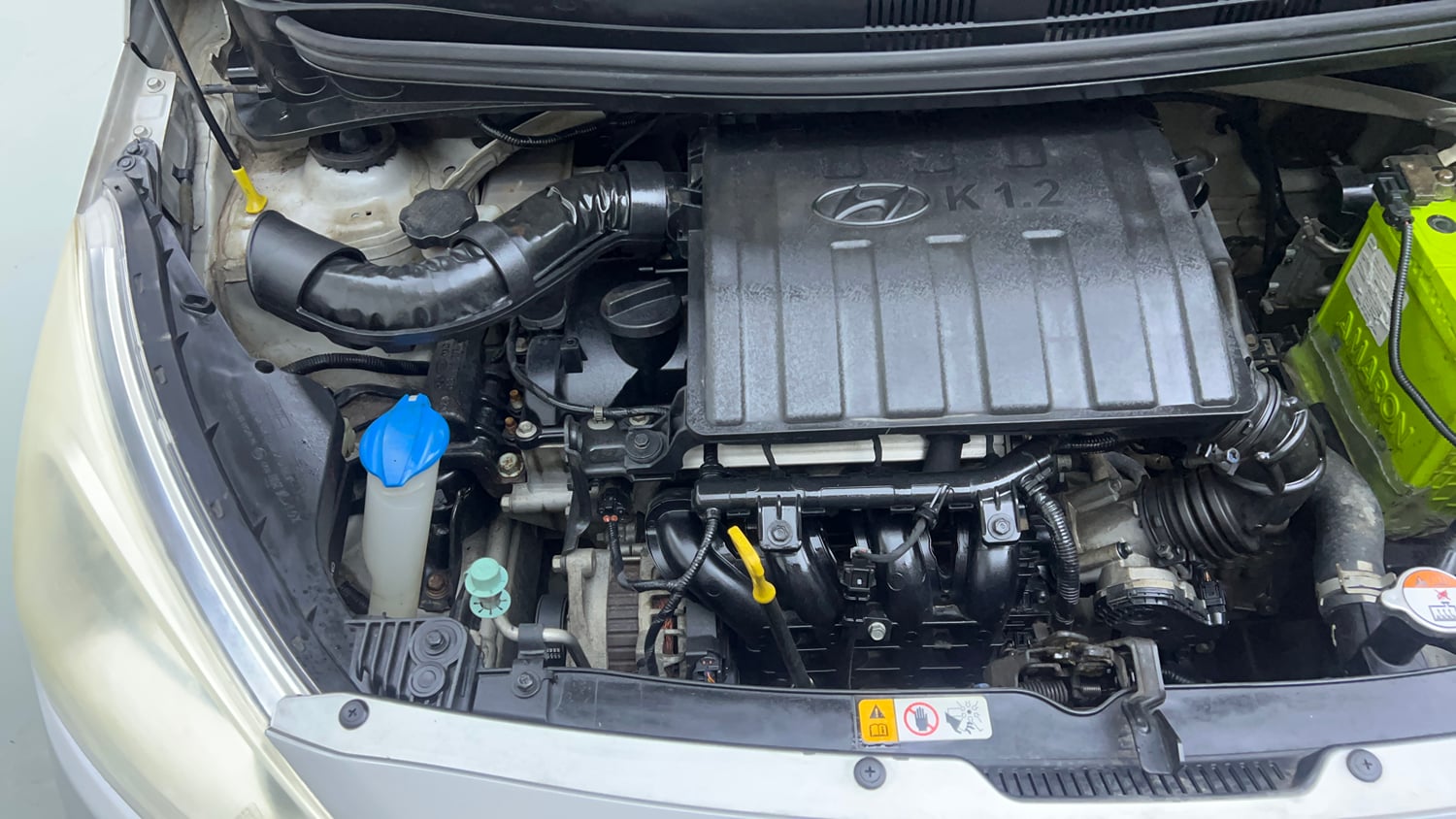 Used 2017 Hyundai Grand i10 Sportz 1.2 Kappa VTVT Petrol Manual engine ENGINE RIGHT SIDE VIEW