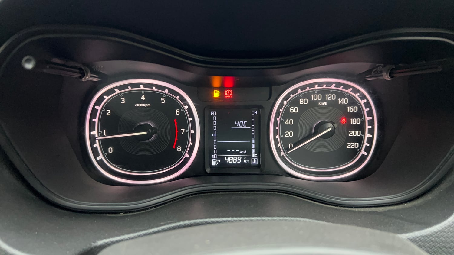 Used 2022 Toyota Urban Cruiser Premium Grade MT Petrol Manual interior CLUSTERMETER VIEW