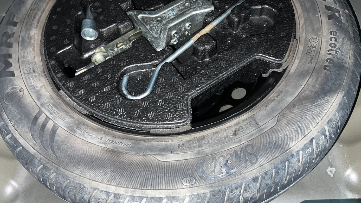 Used 2022 Toyota Urban Cruiser Premium Grade MT Petrol Manual tyres SPARE TYRE VIEW