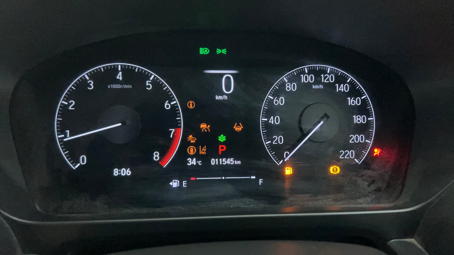 Used 2025 Honda City ZX Petrol CVT Petrol Automatic interior CLUSTERMETER VIEW