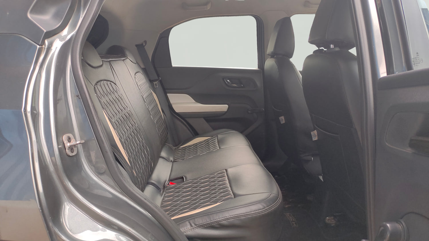 Used 2023 Tata Punch Pure MT Petrol Manual interior RIGHT SIDE REAR DOOR CABIN VIEW