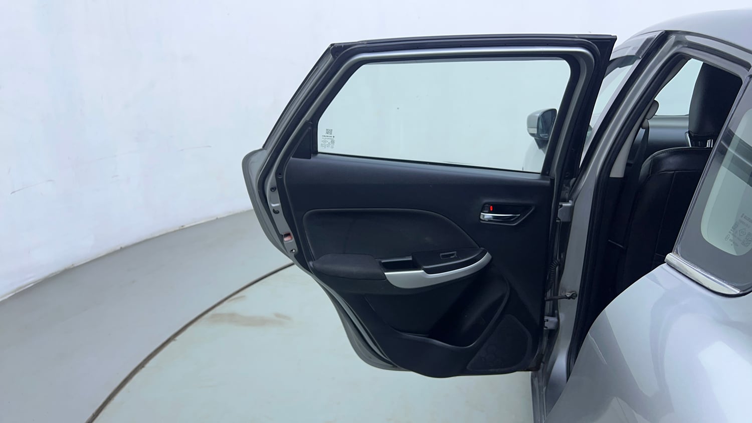Used 2018 Maruti Suzuki Baleno Delta 1.2 AT Petrol Automatic interior LEFT REAR DOOR OPEN VIEW