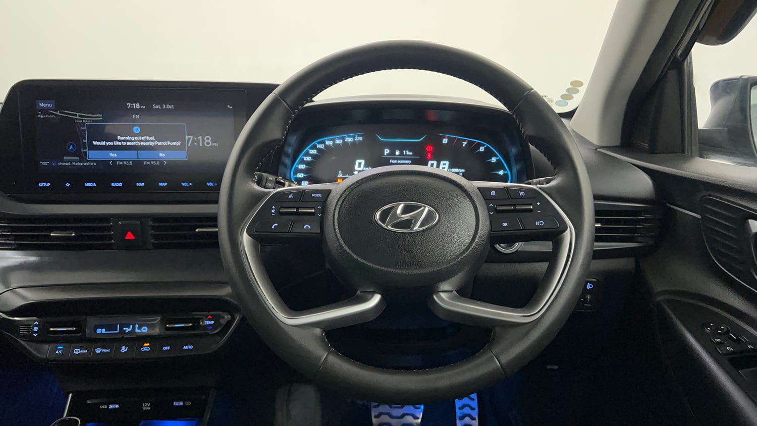 Used 2022 Hyundai New i20 Asta (O) 1.0 Turbo DCT Petrol Automatic interior STEERING VIEW