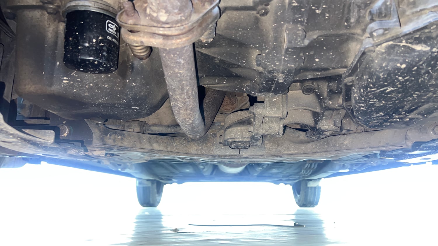 Used 2018 Maruti Suzuki Baleno Delta 1.2 AT Petrol Automatic extra FRONT LEFT UNDERBODY VIEW