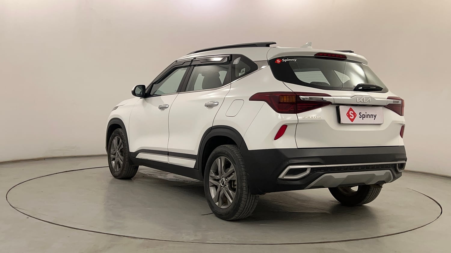 Used 2022 kia Seltos HTX 1.5 IVT Petrol Automatic exterior LEFT REAR CORNER VIEW