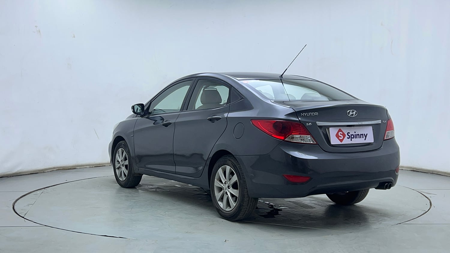 Used 2012 Hyundai Verna Fluidic 1.6 VTVT SX Petrol Manual exterior LEFT REAR CORNER VIEW