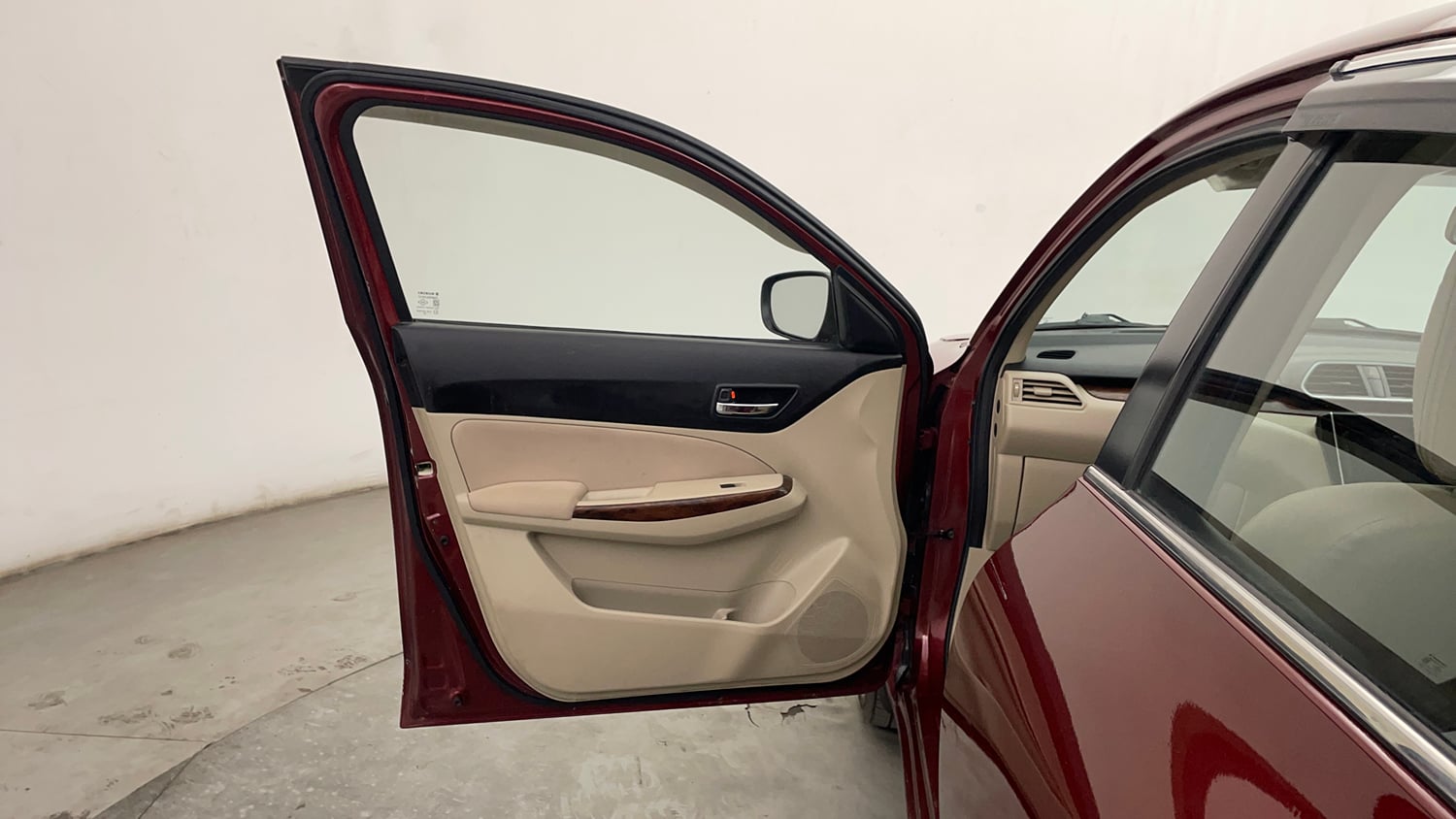 Used 2019 Maruti Suzuki Dzire ZDi Plus AMT Diesel Automatic interior LEFT FRONT DOOR OPEN VIEW