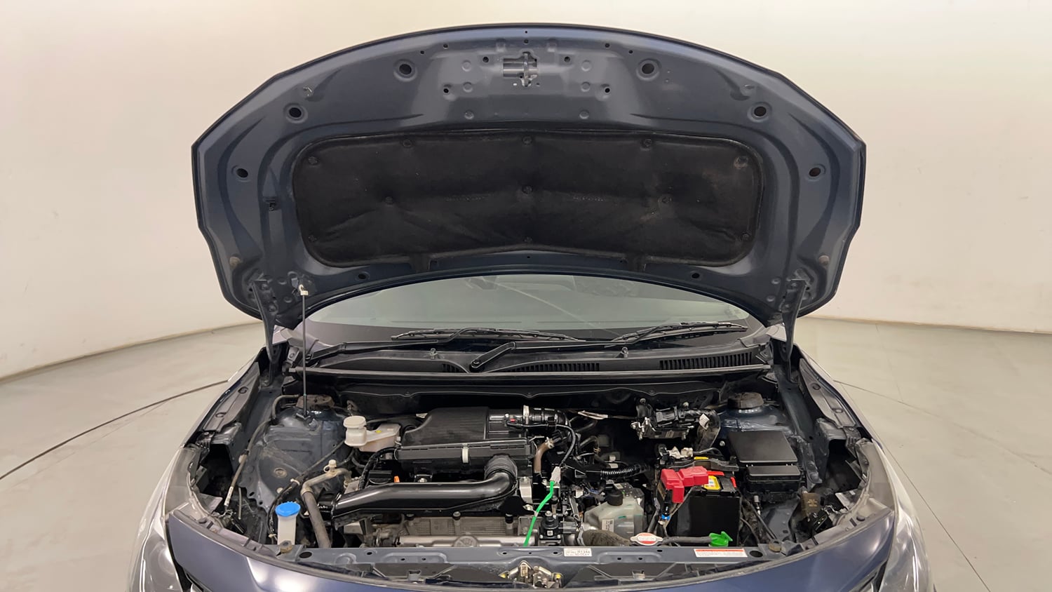 Used 2025 Maruti Suzuki Baleno Delta AGS Petrol Automatic engine ENGINE & BONNET OPEN FRONT VIEW
