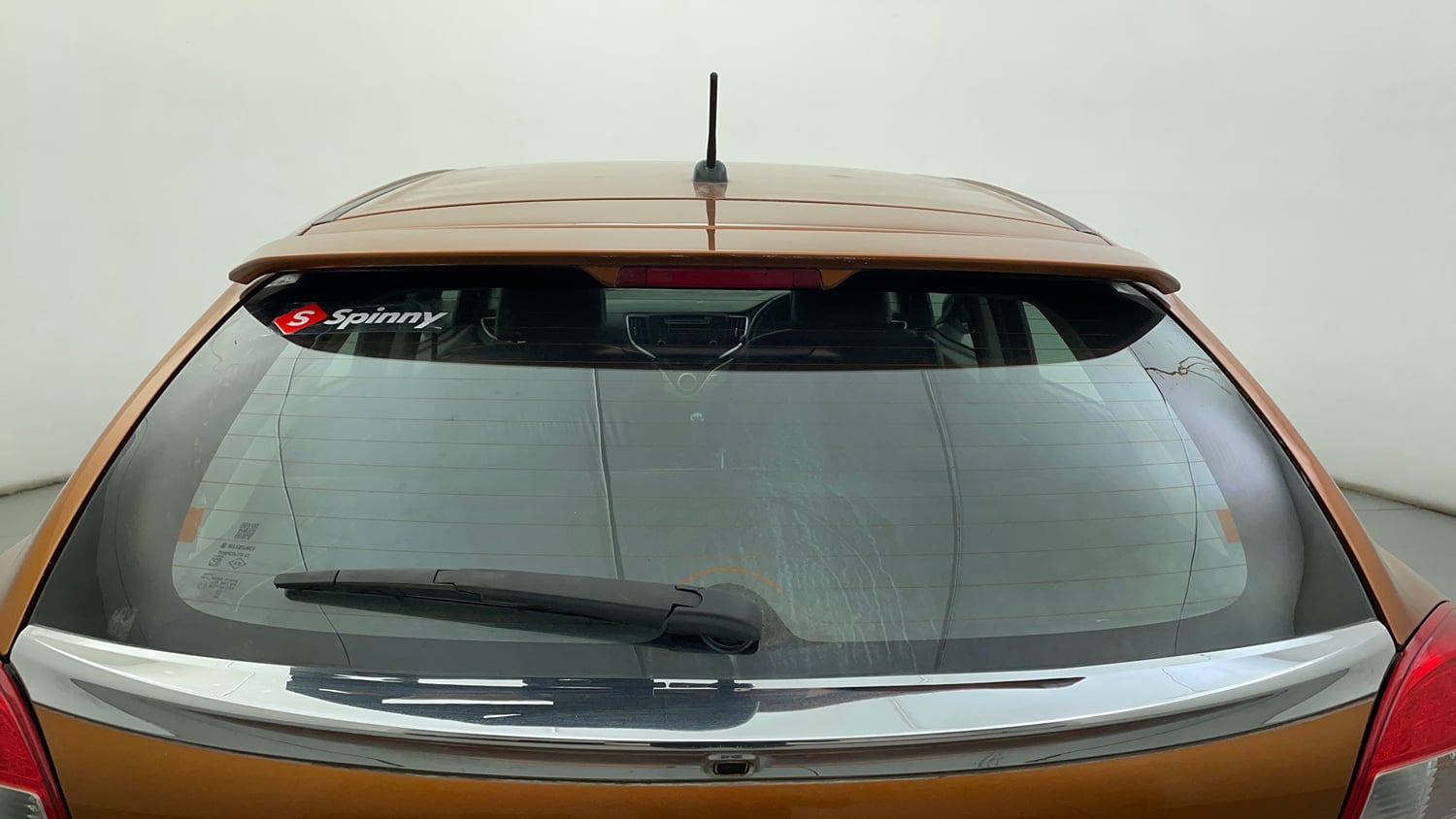 Used 2016 Maruti Suzuki Baleno Zeta 1.2 Petrol Manual exterior BACK WINDSHIELD VIEW