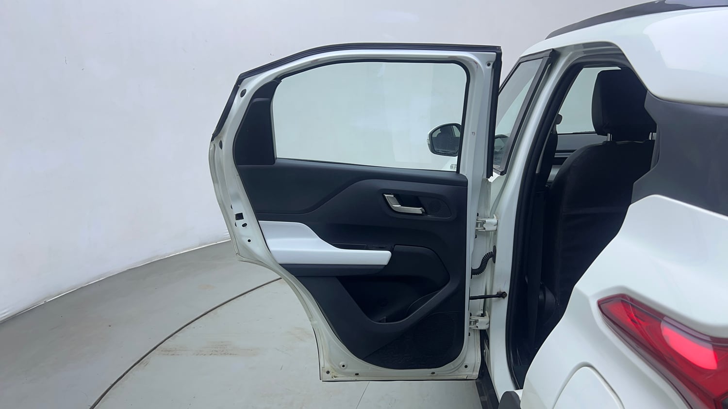 Used 2023 Tata Punch Creative AMT Petrol Automatic interior LEFT REAR DOOR OPEN VIEW