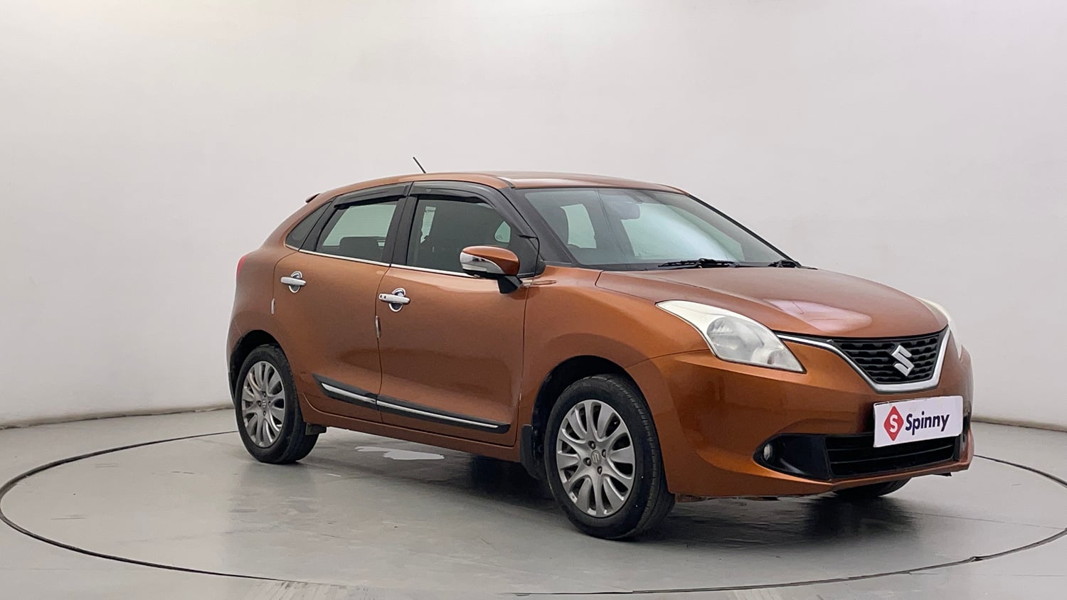 Used 2016 Maruti Suzuki Baleno Zeta 1.2 Petrol Manual exterior RIGHT FRONT CORNER VIEW
