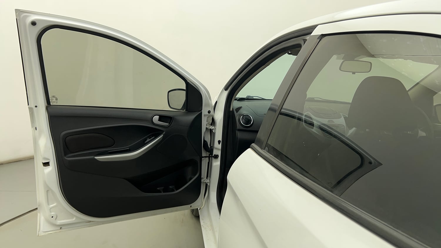 Used 2018 Ford Figo Titanium 1.2 Ti-VCT Petrol Manual interior LEFT FRONT DOOR OPEN VIEW