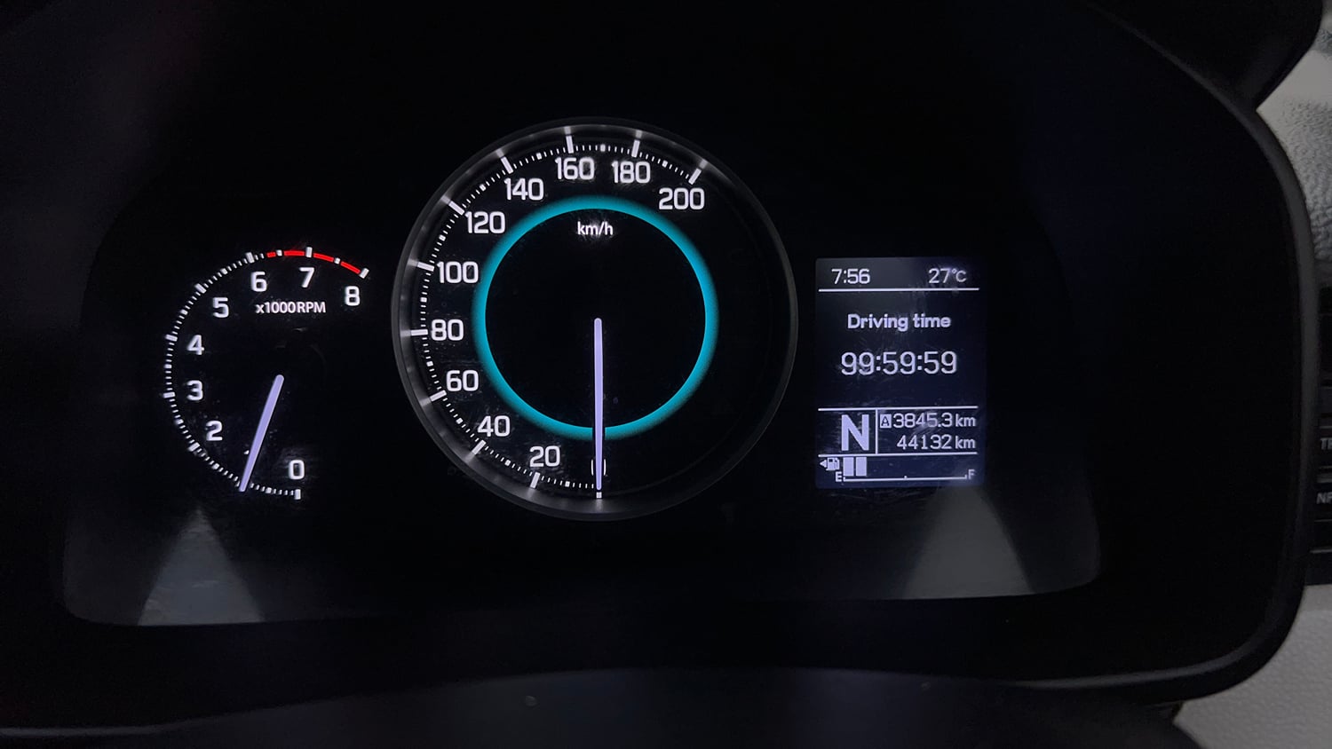 Used 2017 Maruti Suzuki Ignis Zeta 1.2 AMT Petrol Automatic interior CLUSTERMETER VIEW
