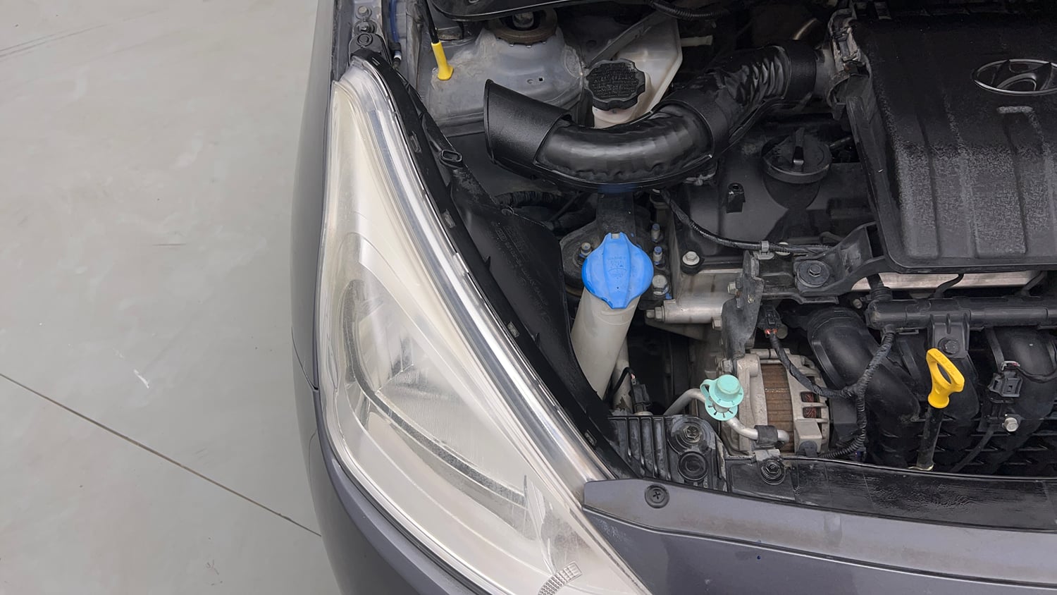 Used 2018 Hyundai Grand i10 Sportz 1.2 Kappa VTVT Petrol Manual engine ENGINE RIGHT SIDE VIEW