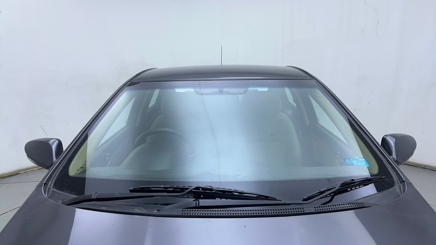 Used 2012 Hyundai Verna Fluidic 1.6 VTVT SX Petrol Manual exterior FRONT WINDSHIELD VIEW