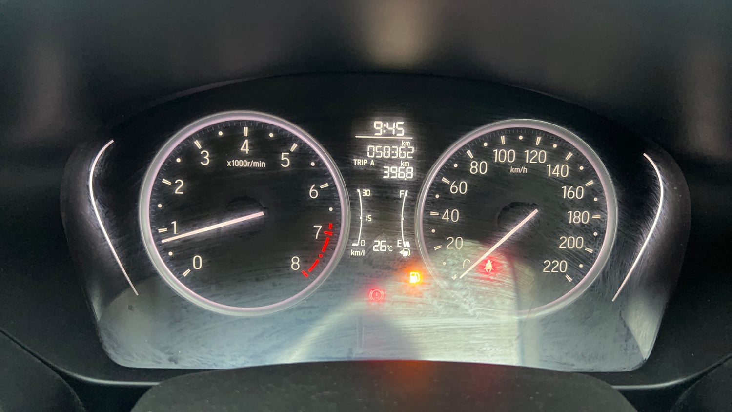 Used 2022 Honda City V Petrol Petrol Manual interior CLUSTERMETER VIEW