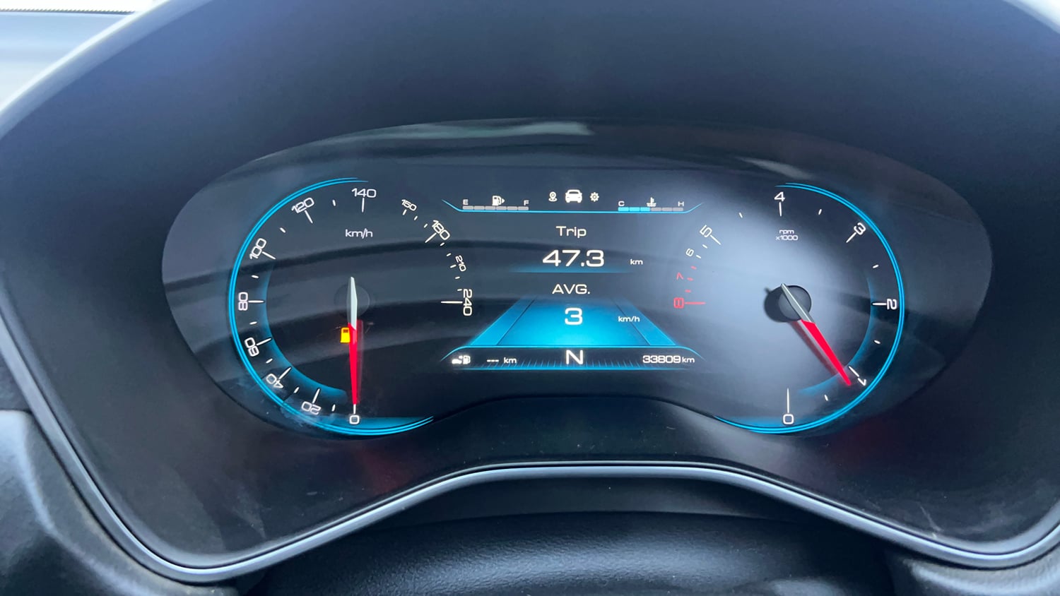 Used 2021 MG Motors Hector Sharp 1.5 DCT Petrol Petrol Automatic interior CLUSTERMETER VIEW