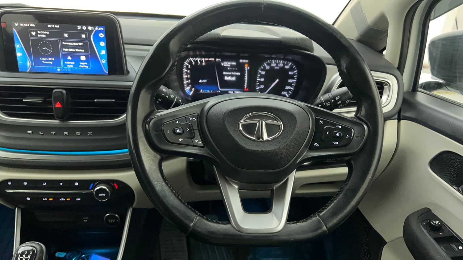 Used 2022 Tata Altroz XZ Plus Petrol+CNG (Outside Fitted) Cng Manual interior STEERING VIEW