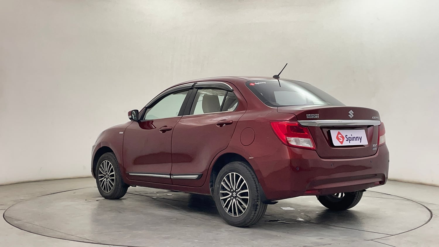 Used 2019 Maruti Suzuki Dzire ZDi Plus AMT Diesel Automatic exterior LEFT REAR CORNER VIEW