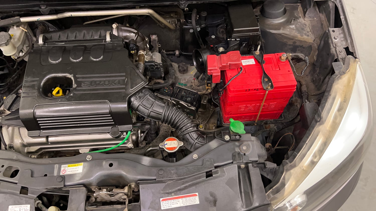 Used 2016 Maruti Suzuki Celerio VXi AMT Petrol Automatic engine ENGINE LEFT SIDE VIEW