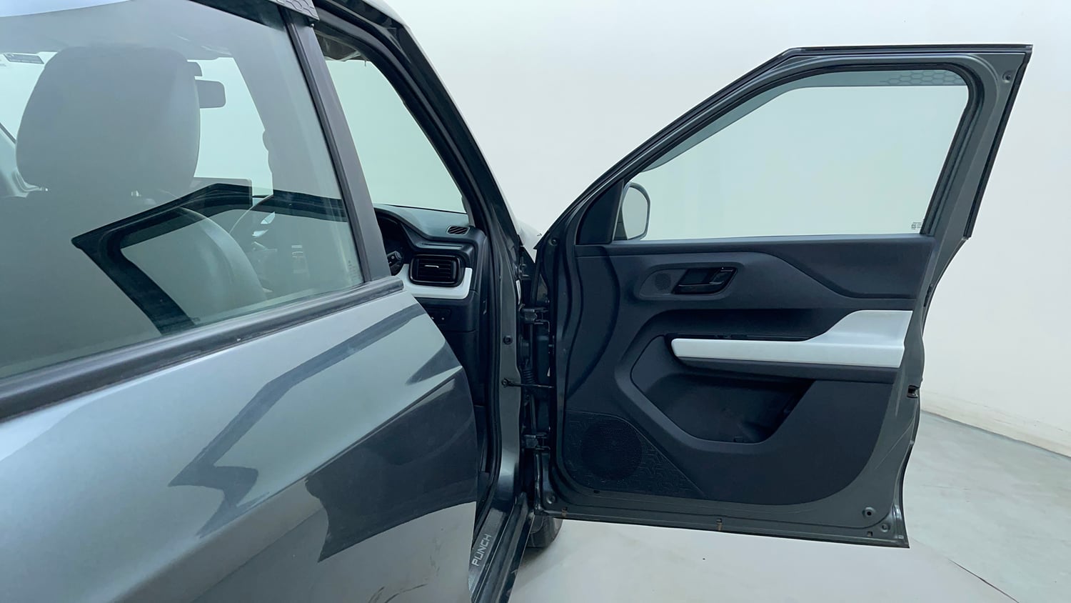 Used 2025 Tata Punch Pure MT Petrol Manual interior RIGHT FRONT DOOR OPEN VIEW