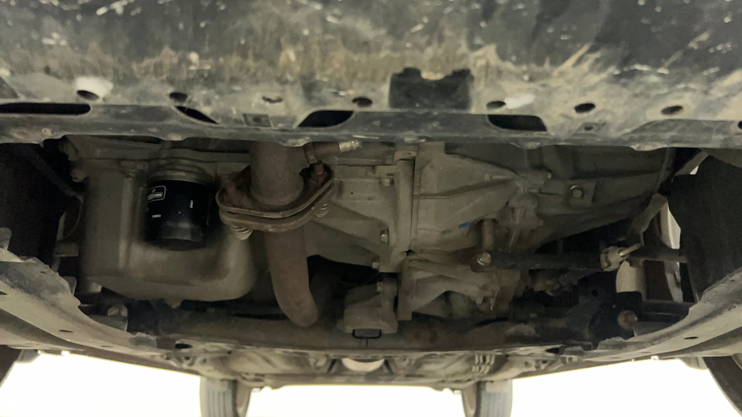 Used 2018 Maruti Suzuki Baleno Alpha 1.2 Petrol Manual extra FRONT LEFT UNDERBODY VIEW