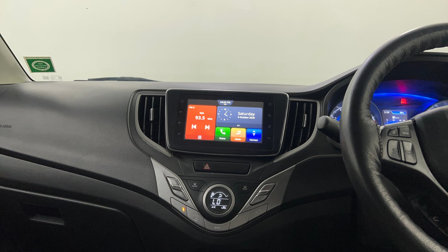 Used 2021 Maruti Suzuki Baleno Zeta Petrol Manual interior MUSIC SYSTEM & AC CONTROL VIEW