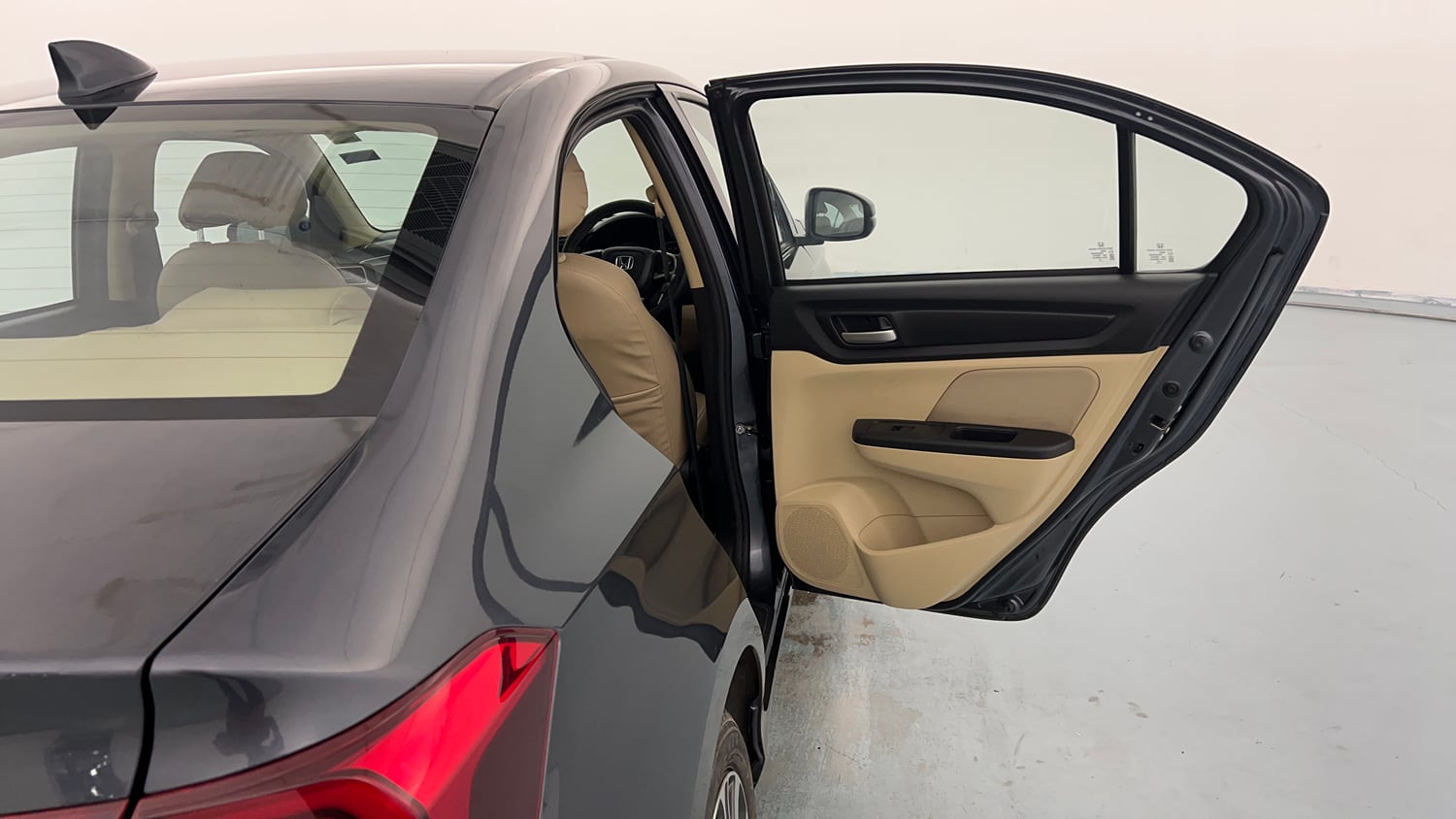 Used 2024 honda Amaze 2nd Generation VX 1.2 Petrol MT Petrol Manual interior RIGHT REAR DOOR OPEN VIEW