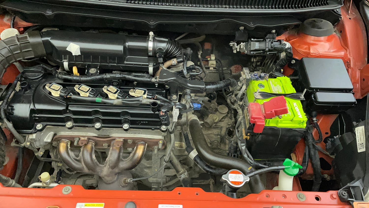 Used 2016 Maruti Suzuki Baleno Zeta 1.2 Petrol Manual engine ENGINE LEFT SIDE VIEW