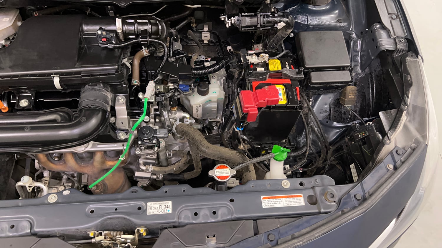 Used 2025 Maruti Suzuki Baleno Delta AGS Petrol Automatic engine ENGINE LEFT SIDE VIEW