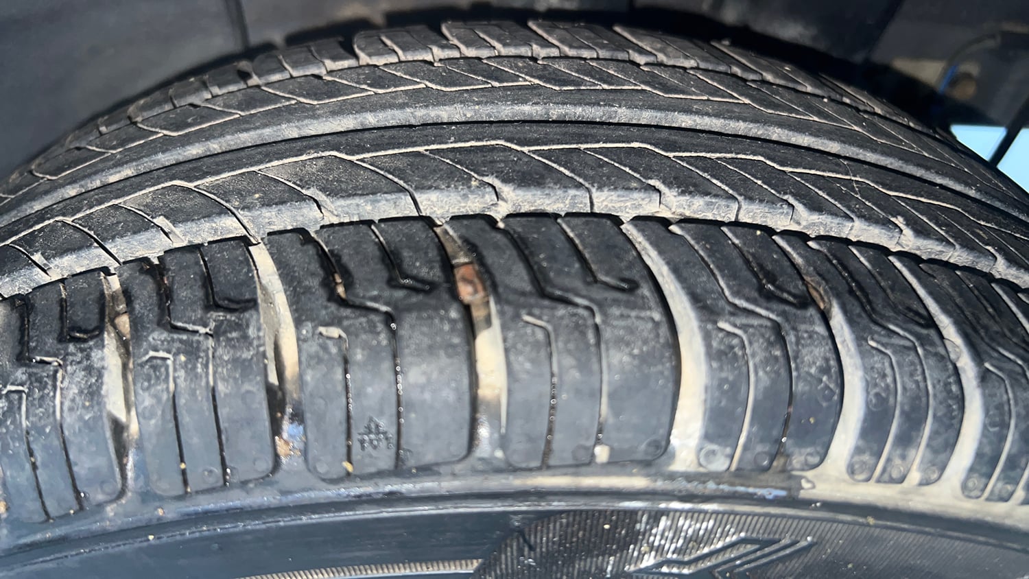 Used 2018 Hyundai Grand i10 Sportz 1.2 Kappa VTVT Petrol Manual tyres LEFT REAR TYRE TREAD VIEW
