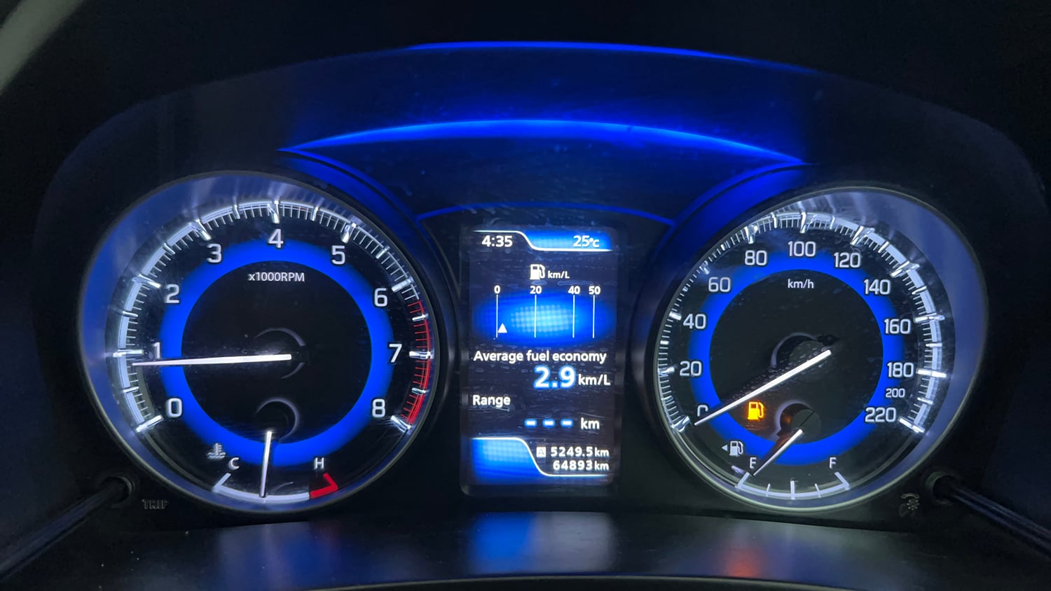 Used 2018 Maruti Suzuki Baleno Alpha 1.2 Petrol Manual interior CLUSTERMETER VIEW