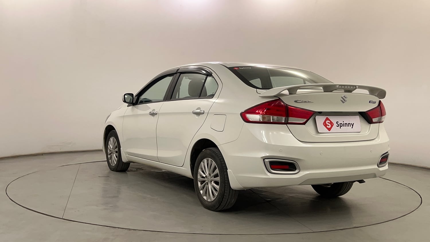 Used 2023 Maruti Suzuki Ciaz Zeta 1.5 Petrol Manual exterior LEFT REAR CORNER VIEW