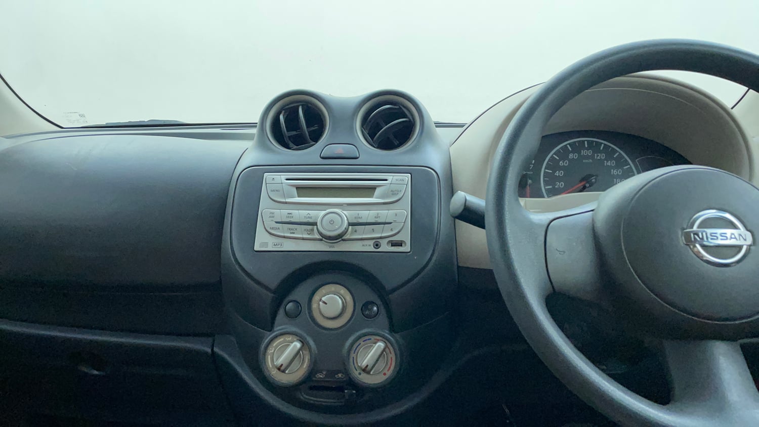 Used 2016 Nissan Micra Active XV Petrol Manual interior MUSIC SYSTEM & AC CONTROL VIEW