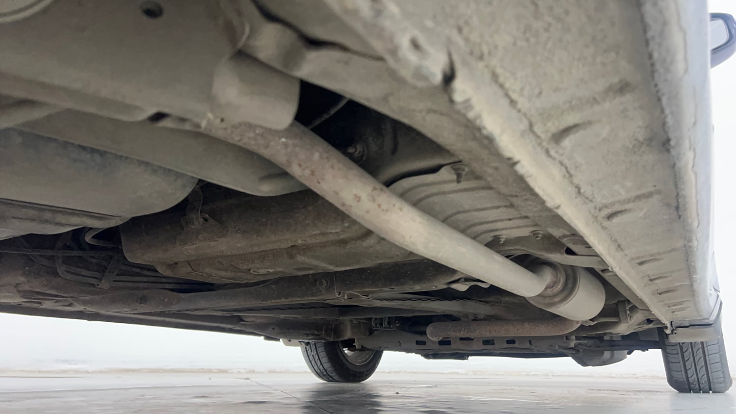 Used 2014 Honda City VX CVT Petrol Automatic extra REAR RIGHT UNDERBODY VIEW