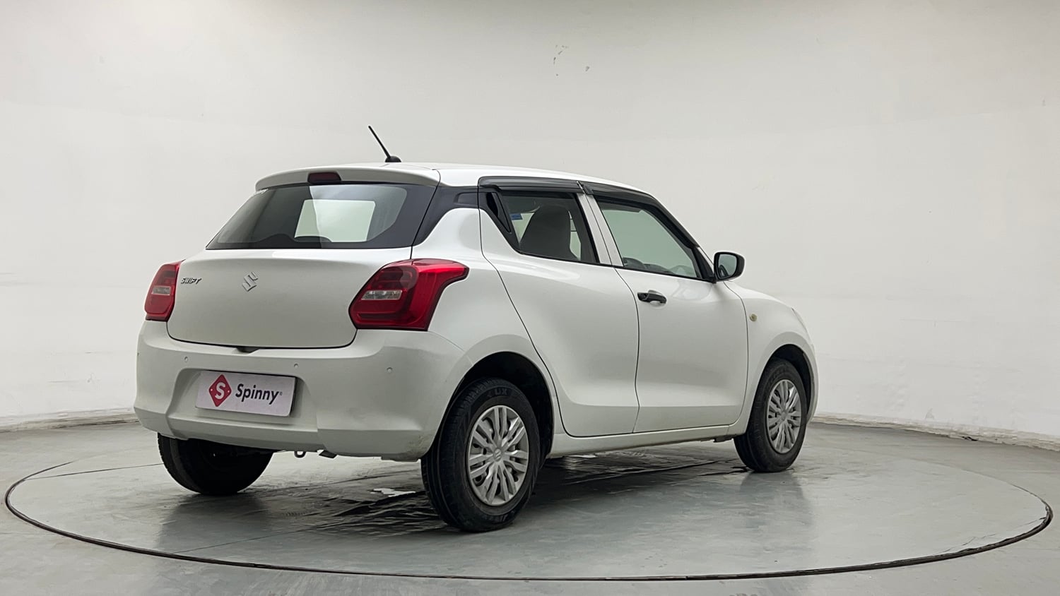 Used 2022 Maruti Suzuki Swift LXi Petrol Manual exterior RIGHT REAR CORNER VIEW