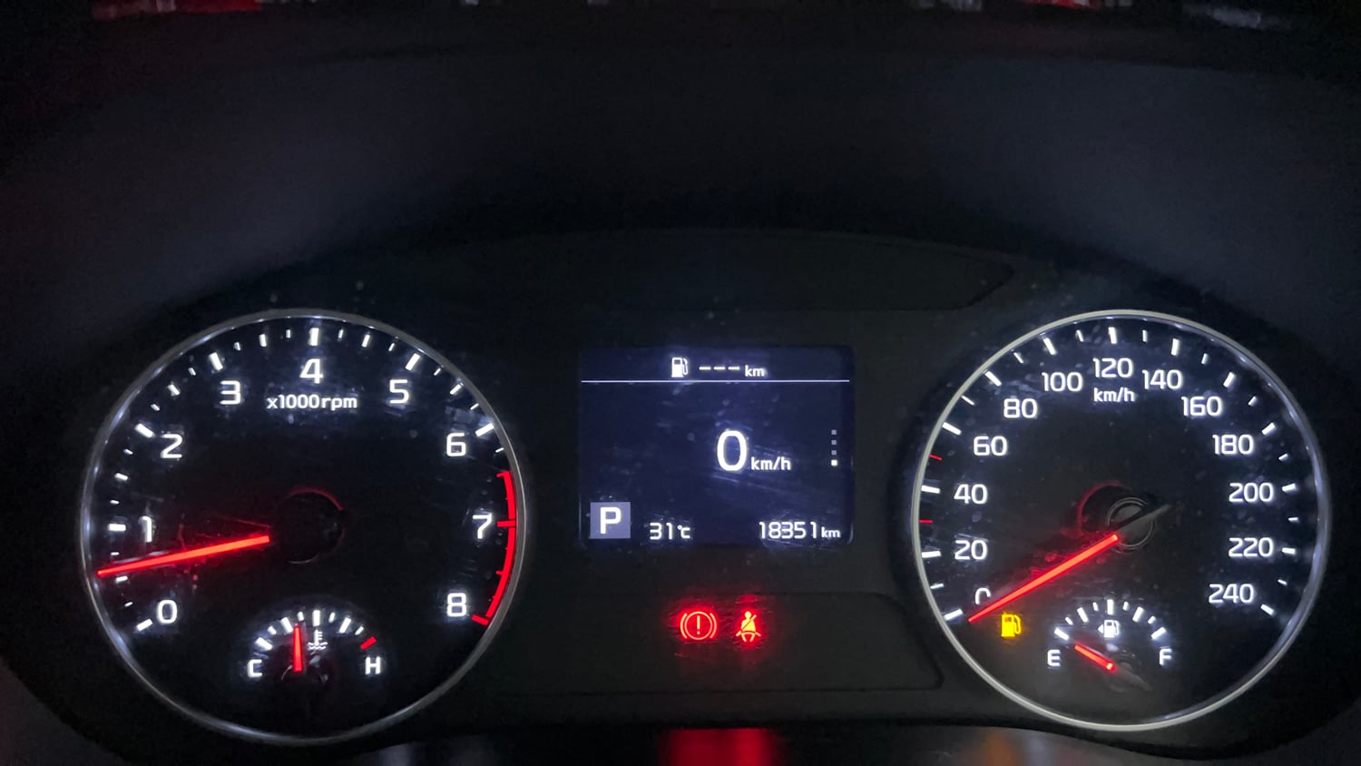 Used 2022 kia Seltos HTX 1.5 IVT Petrol Automatic interior CLUSTERMETER VIEW