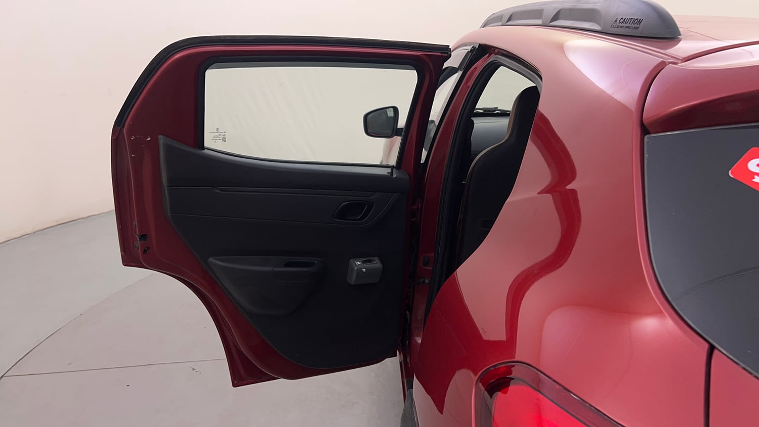 Used 2016 Renault Kwid RXT Petrol Manual interior LEFT REAR DOOR OPEN VIEW