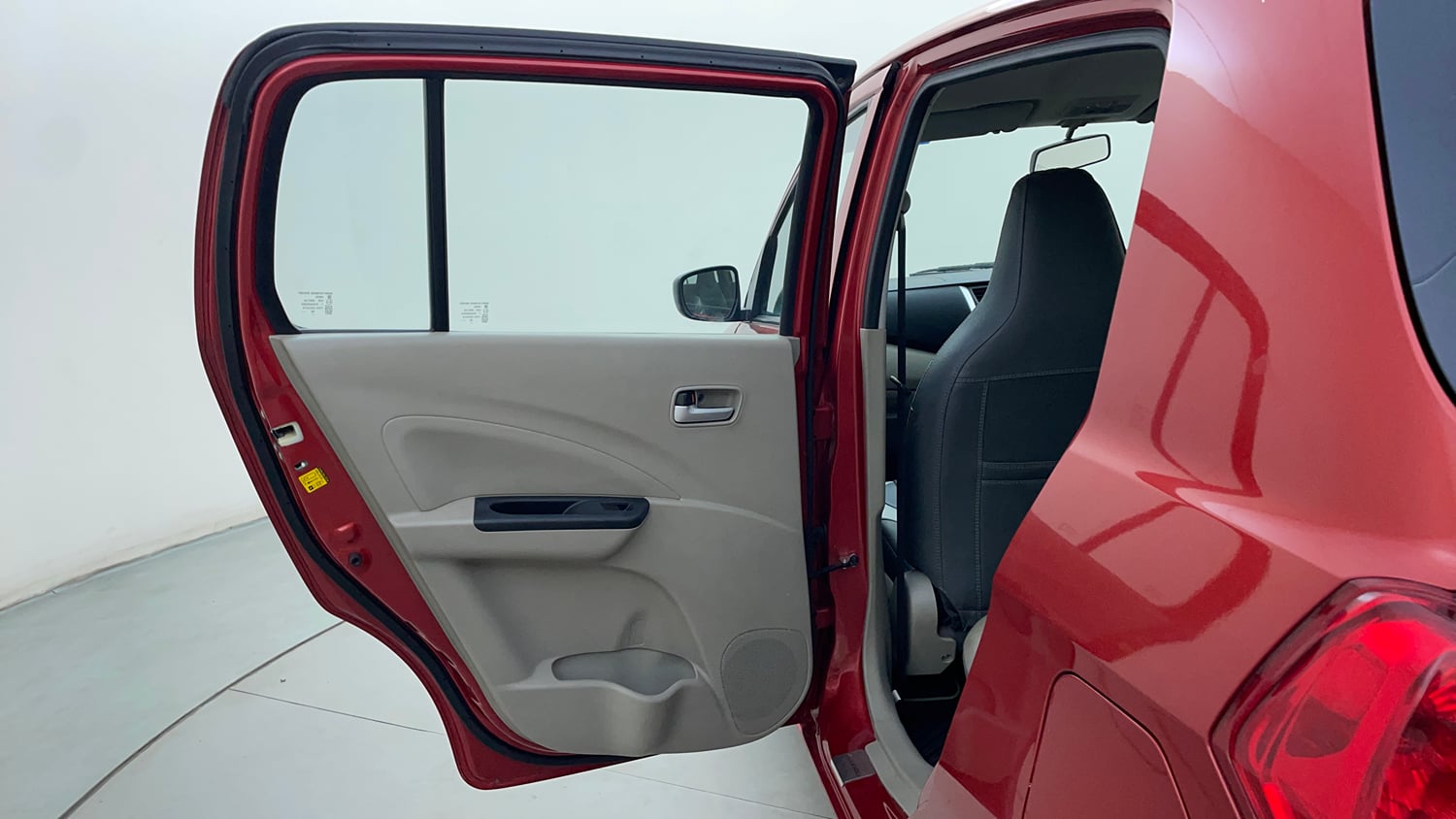 Used 2015 Maruti Suzuki Celerio VXi AMT Petrol Automatic interior LEFT REAR DOOR OPEN VIEW