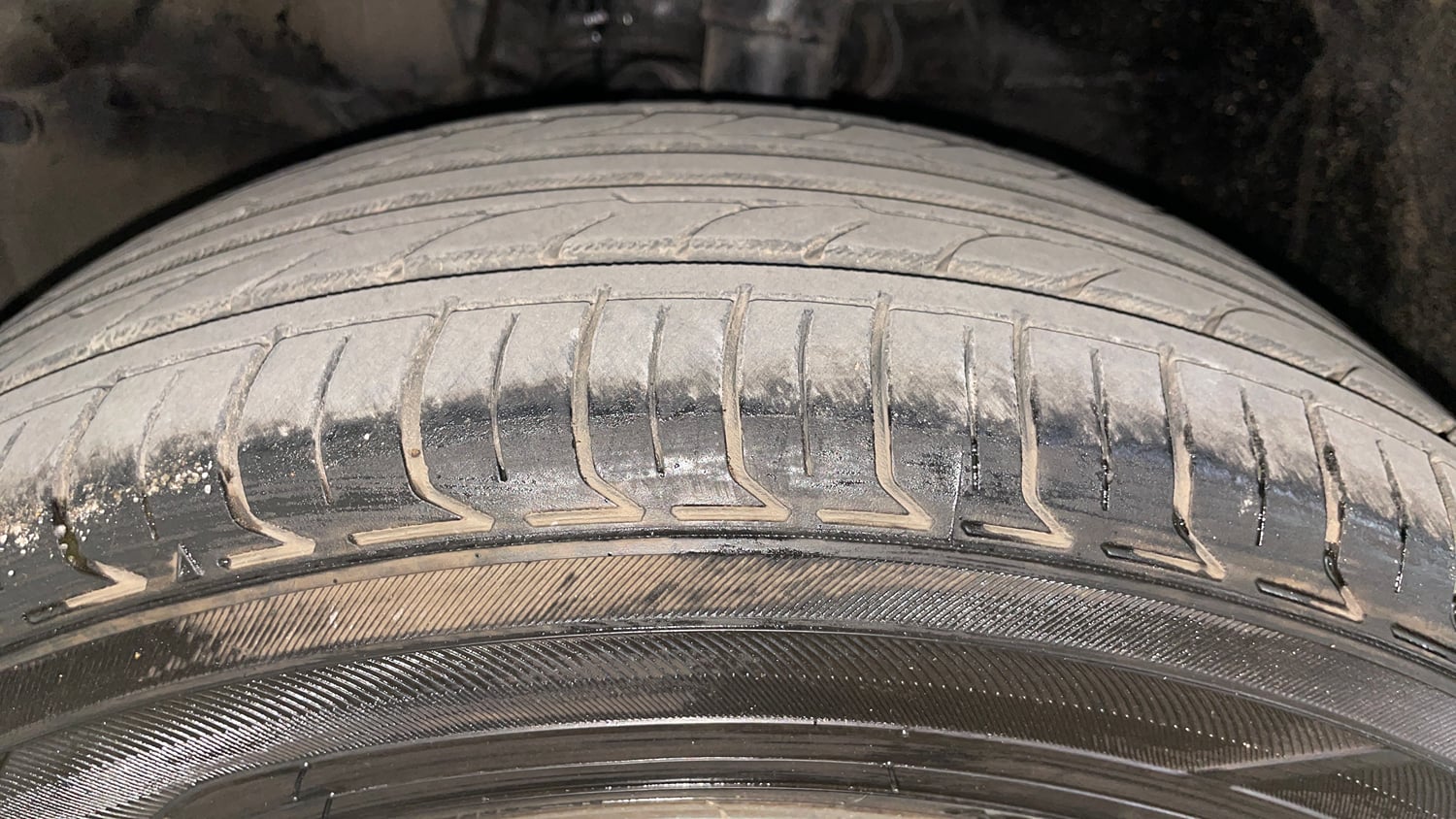 Used 2016 Honda Jazz V Petrol Petrol Manual tyres LEFT FRONT TYRE TREAD VIEW