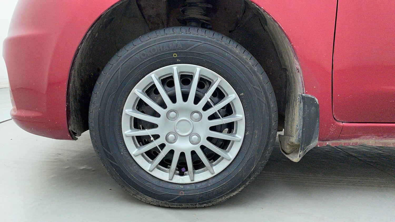 Used 2016 Nissan Micra Active XV Petrol Manual tyres LEFT FRONT TYRE RIM VIEW