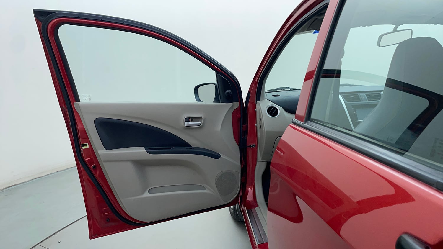 Used 2015 Maruti Suzuki Celerio VXi AMT Petrol Automatic interior LEFT FRONT DOOR OPEN VIEW