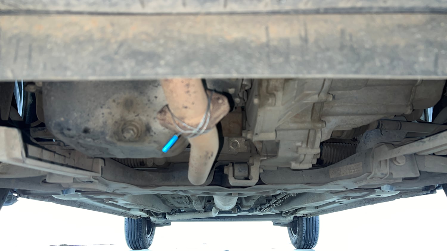 Used 2023 Tata Punch Pure MT Petrol Manual extra FRONT LEFT UNDERBODY VIEW