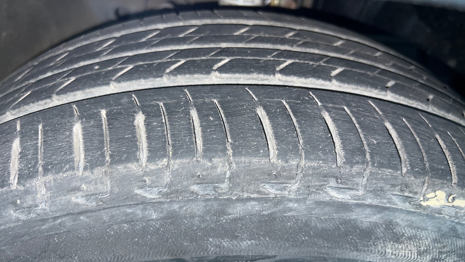 Used 2022 Honda City VX CVT Petrol Petrol Automatic tyres RIGHT FRONT TYRE TREAD VIEW