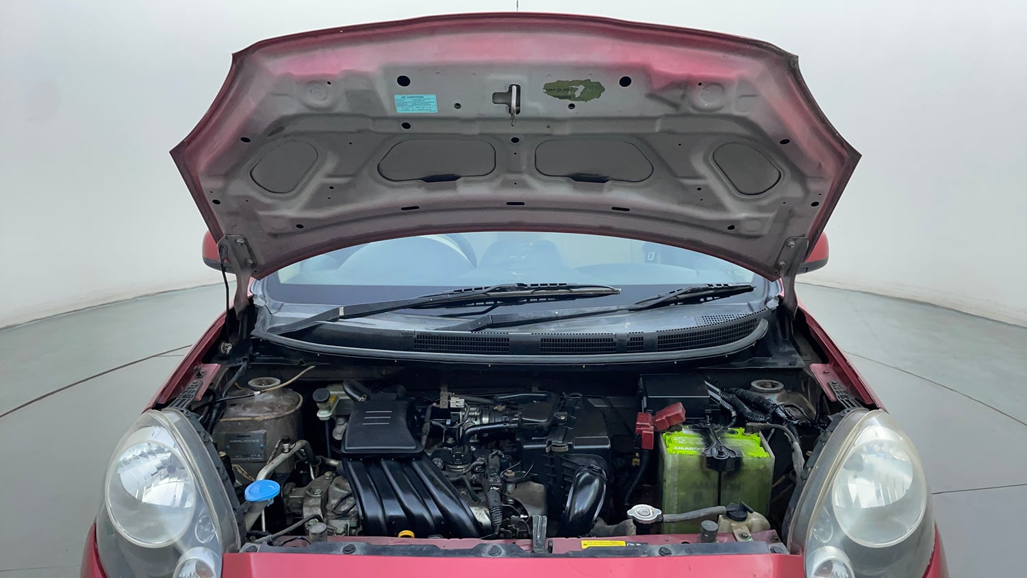 Used 2016 Nissan Micra Active XV Petrol Manual engine ENGINE & BONNET OPEN FRONT VIEW