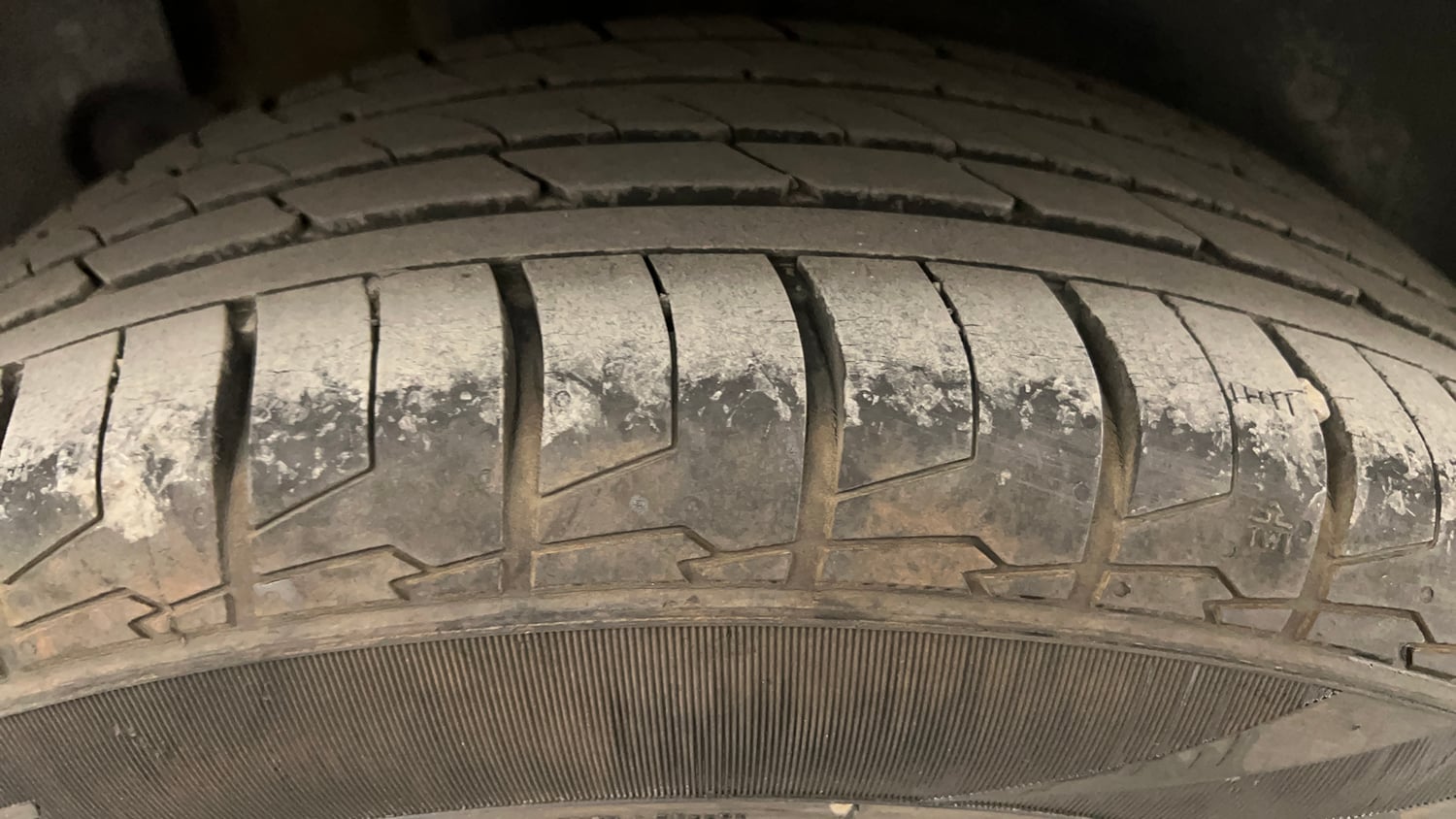 Used 2022 kia Seltos HTX 1.5 IVT Petrol Automatic tyres RIGHT REAR TYRE TREAD VIEW