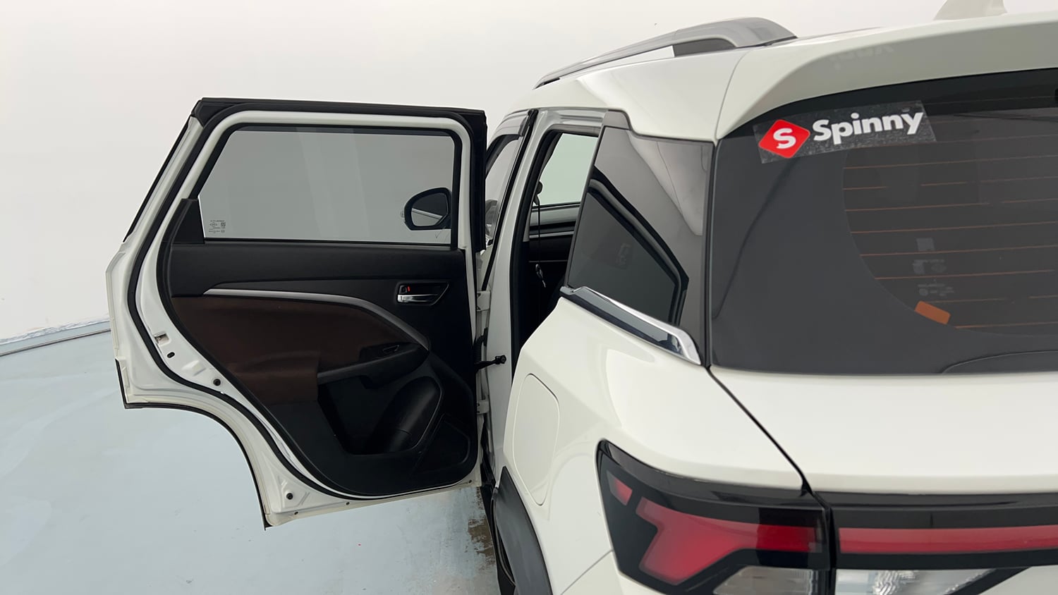 Used 2023 Maruti Suzuki Brezza ZXi Petrol Manual interior LEFT REAR DOOR OPEN VIEW