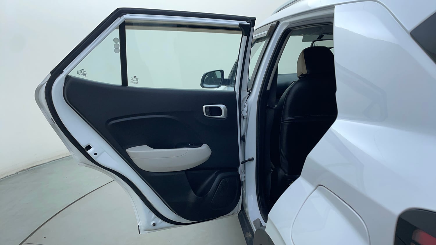 Used 2024 Hyundai Venue SX 1.2 Petrol Petrol Manual interior LEFT REAR DOOR OPEN VIEW