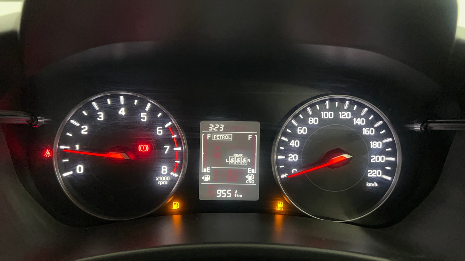 Used 2025 Maruti Suzuki Dzire VXi CNG Cng Manual interior CLUSTERMETER VIEW