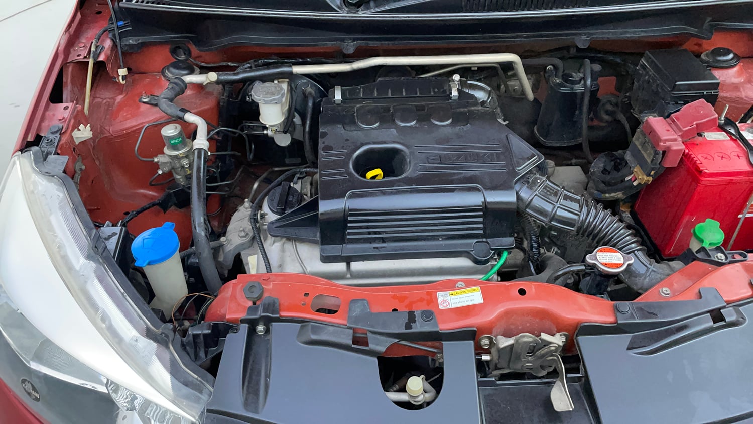 Used 2015 Maruti Suzuki Celerio VXi AMT Petrol Automatic engine ENGINE RIGHT SIDE VIEW